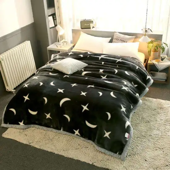 Amazon hot sell A variety of designs 2 ply raschel blanket Comfortable raschel blanket super soft