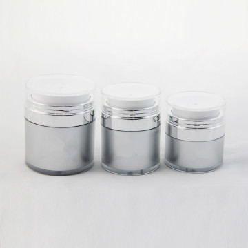 30ml small and delicate lovely good quality white PET plastic decorative bulk matt black cosmetic container