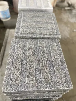 Outdoor Yellow Granite Tactile Paving Stones