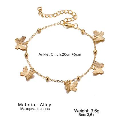 Fashion Ankle Chain Wholesale Anklet N80631