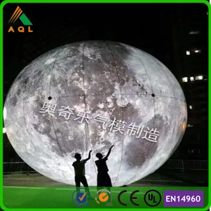 Aesthete advertising inflatable moon ball/ moon globe/ giant inflatable moon