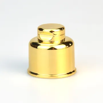 UV Coated 28 410 24 410 plastic screw cap bottle flip top cap for body lotion