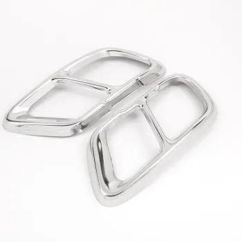 Chrome Stainless Steel Exhaust Pipe Cover Trim for BMW X5 G05/X7 G07 2019