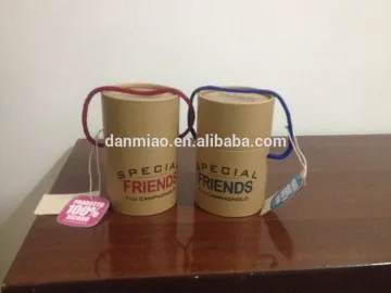 Customized kraft paper tube with handle