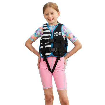 JR-Q0121 Lightweight NBR/PVC Kids Life Jackets for Water Parks and Swimming