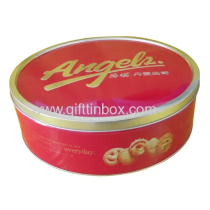 Large Biscuit Tin Box 