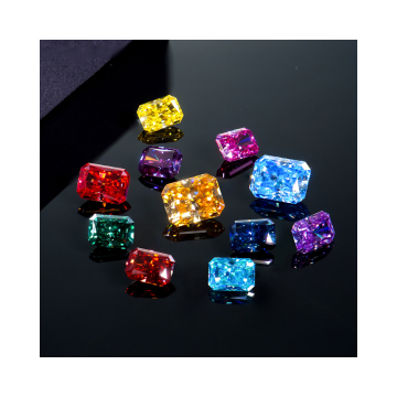 Super White DEF Flawless Square Moissanite 5x7mm Radiant Cut