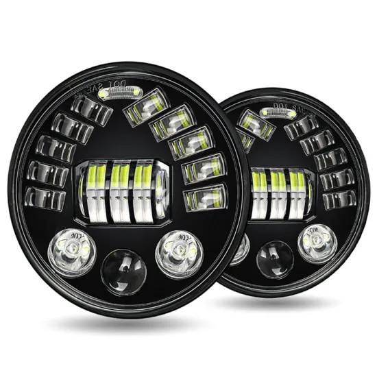 7 Inch LED Headlight H4 Halo Ring Driving Light for Jeep Wrangler JK JL
