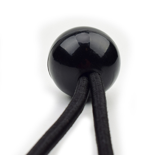 Cuerdas elásticas de bola negra de 6 pulgadas de venta caliente
