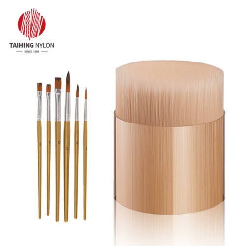 PBT single tapered brush bristle for artist brush