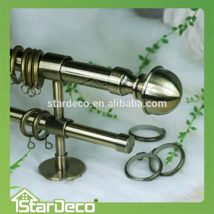 Fast moving Russia iron curtain rod,plating iron curtain rod