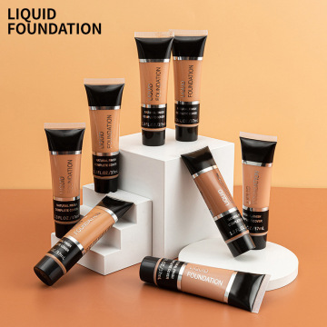 Natural Oil Control Professional Makeup Liquid Foundation with Concealer