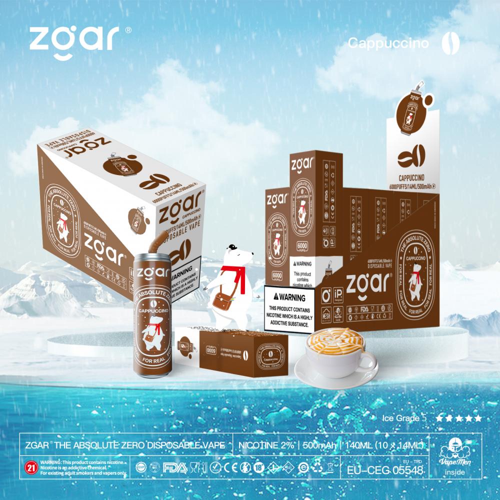 السجائر الإلكترونية جهاز Vape Zgar Bar