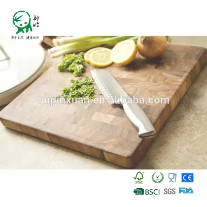 Wholesale natural acacia wood kitchen cutting board