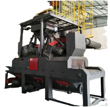 Automobile wheel shot blasting machine