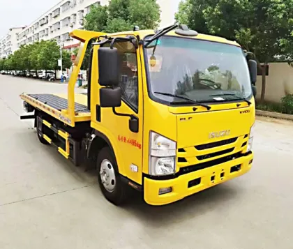 Isuzu Flatbed Tow Truck Road Wrecker Truck