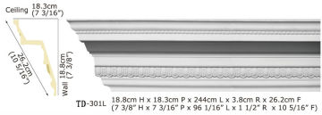 polyurethane moulding/PU crown molding/ foam crown molding