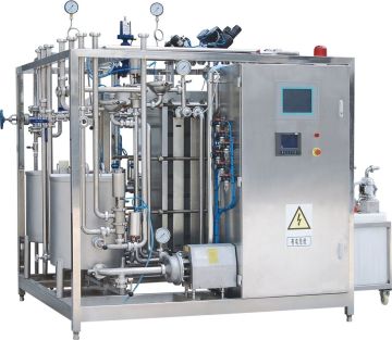 Plattenwärmetauscher Maschine für Saft- und Milchsterilisation, 1000 l Kapazität