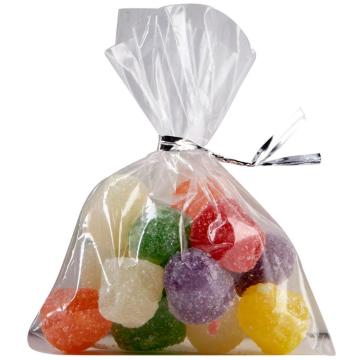Sacs en plastique transparents personnalisés pour bonbon
