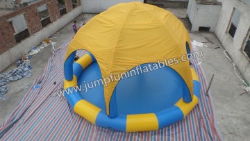 inflatable pool with tent / PVC cover pool / water pools
