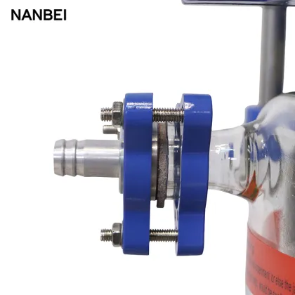 Mini Electric Vacuum Glass Reactor Steam Jacketed Reactor