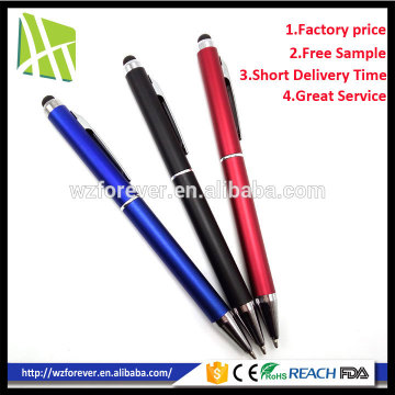 Branded Wholesale 2 in 1 Plastic Pen With Touch