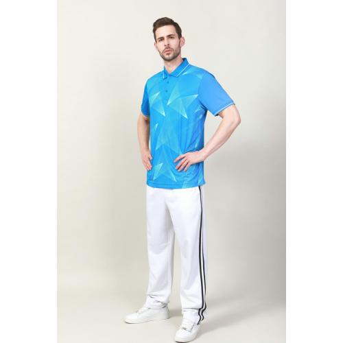 Mens Knit Poly Polo Shirts MEN'S POLY DIGITAL PRINTED POLO SHIRT Supplier