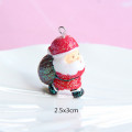 Custom made cheap resin santa claus charms