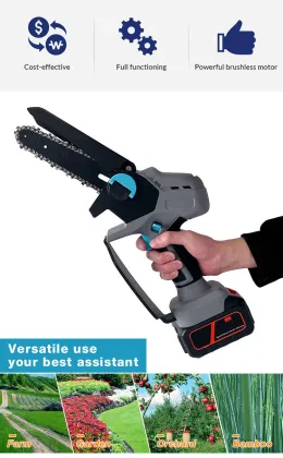 4 Inches Mini Chainsaw Cordless Power Chain Saws