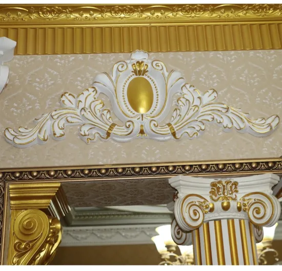 White Gold Polyurethane Ceiling & Wall Decorations
