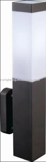 brown color stainless steel lawn lamp