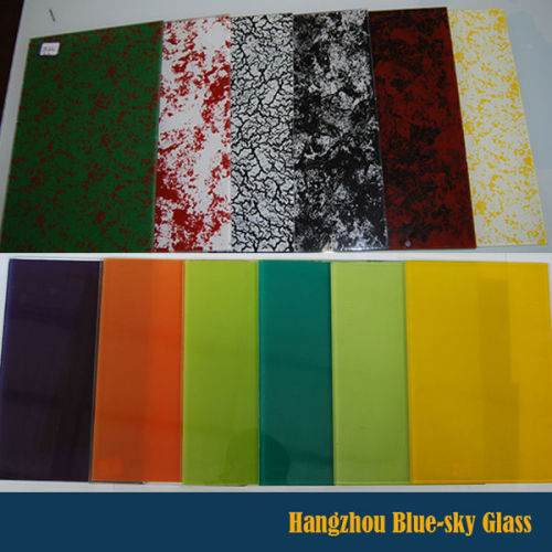 CE Certificated 3-19mm Back Painted Tempered Glass for Table Top