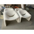 F598 Chaise Groovy pour artisanal Lounge Lounge Lounge