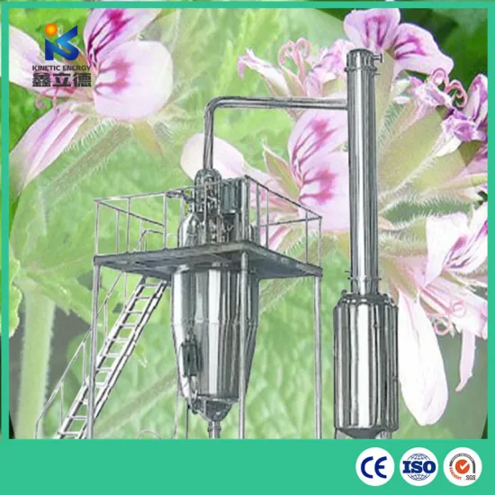 Stainless Steel Large Scale Aromatic Vegetable Oil Water Steam Distillation Plant