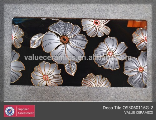 picture porcelain wall tiles,flower design wall tiles