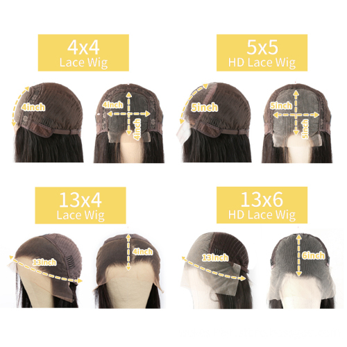 Drop Shipping13X6 hd Transparent Swiss Lace Wig,Straight Long Lace Remy Human Hair Wig,Natural Closure Lace Front Human Hair Wig