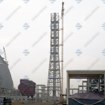 Tower Structural Support Chimney Industrial Steel Chimney