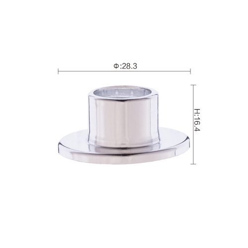 Shiny silver color parfum aluminum collars for pump