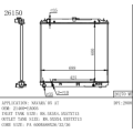 Radiateur pour Nissan Navara` numéro OEM 21460-EA005