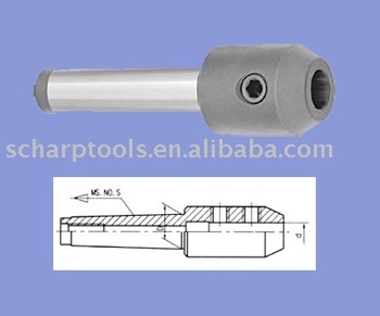 Morse taper end mill adapter with draw bar
