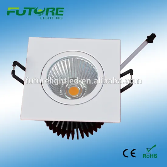 9W square dimmable cob led downlight 230V