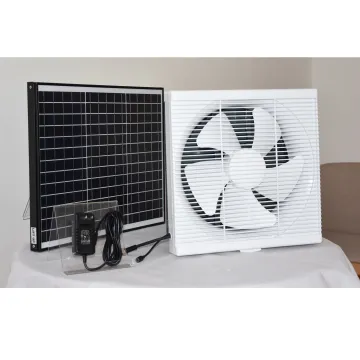 Solar Powered Plastic Fan for Bathroom and Kitchen Ventilation