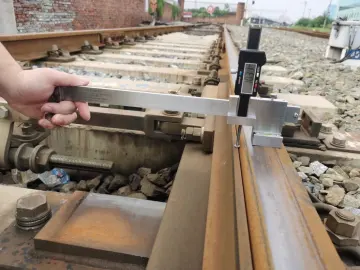 Conductor Rail Wear and Gauge Measurement Frog Vertical Wear Gauge for Railway