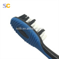 Chinese New product black bristle adult plastic toothbrush