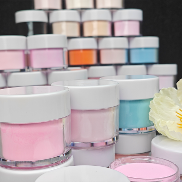 แบรนด์ที่กำหนดเอง DIP Powder Wholesale - 10ml ถึง 1kg Nail Art Acrylic Glitter Powder Set Set