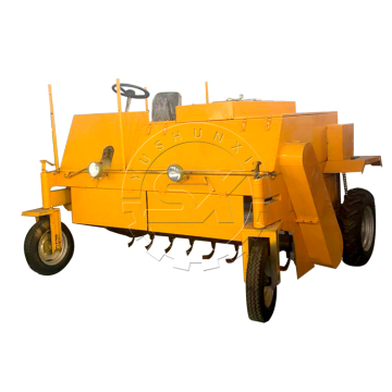 Professional Automatic Compost Turner: Efficient Machine for Fermenting Chicken Manure into High-Quality Fertilizer