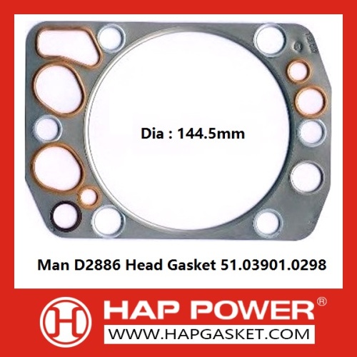 Man D2886 Head Gasket 51.03901.0298