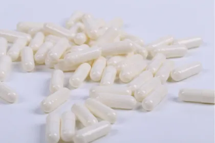 White size 0 empty capsule