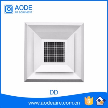 Aluminium ceiling exhaust air diffuser for HVAC supply slot diffuser, DD dump return air conditioner diffuser square