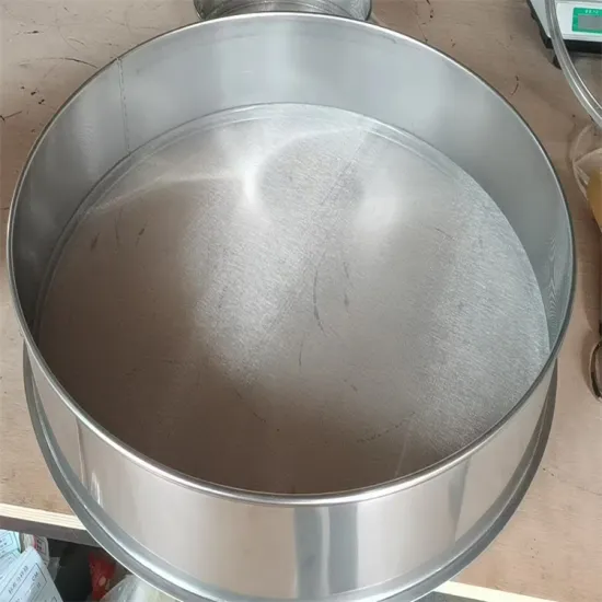 63 Micron Stainless Steel Laboratory Standard Test Sieve 710 Aperture